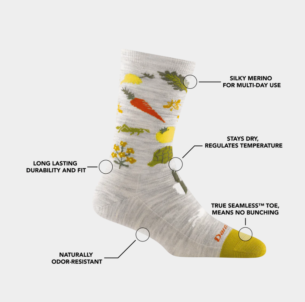 Farmer's Market Crew Lightweight Lifestyle Sock